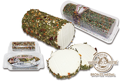 World Cheese 2015 - Rulo Cabra plantas aromáticas